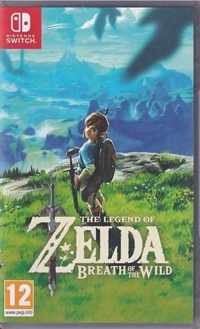 The Legend of Zelda - Breath of the Wild - Nintendo Switch Spil (A-Grade) (Brugt)